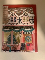 Christmas card cafe