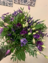Purple flowers Valentine’s collection